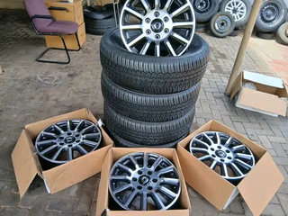 Gwm 18 inch set of mags with new tyres for your bakkie and auv