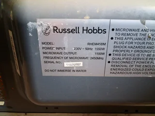 Russell Hobbs microwave for sale