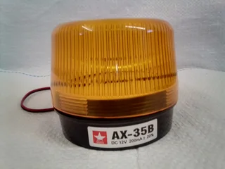 Exlit AX-35B Amber Strobe Light 12v