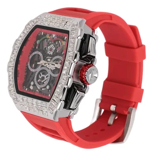 Extremely Luxurious Imported Excellent Quality Hip Hop Iced Out Automatic Chronograph Watches.