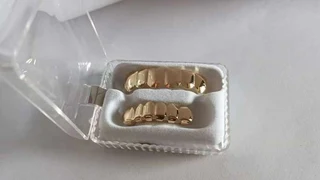 Extremely Luxurious Imported Excellent Quality Hip Hop PlatedGold and Silver Grillz Sets