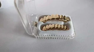 Extremely Luxurious Imported Excellent Quality Hip Hop PlatedGold and Silver Grillz Sets