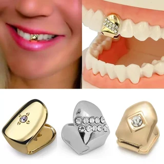 Extremely Luxurious Imported Excellent Quality Hip Hop Diamond Plated Single Grillz Clips.