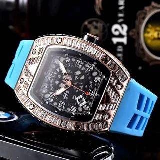 Extremely Luxurious Imported Excellent Quality Hip Hop Iced Out RM Chronograph Watches.