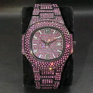 Extremely luxurious Imported Excellent Quality Hip Hop Iced Out Colours Watches.