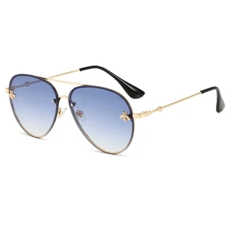 Extremely Luxurios Imported Excellent Quality Hip Hop Bee Rivert Unisex Fashion Sunglasesses.