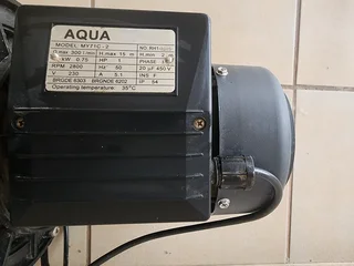 Aqua Pool pump 0.75kw