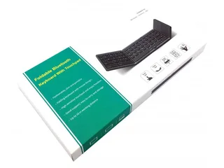 B033 Ultra-Link Rechargeable Foldable 64 Keys Bluetooth Wireless Keyboard with Touchpad