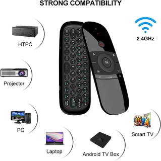 Air Mouse, Wireless Keyboard Fly 2.4 GHz for Android Tv box/ Pc/All-in-one-Universal Tv Remote