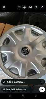 Toyota Quantum rims new.R990 each. Hubcaps new R1800 a set.