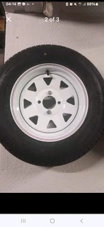 10&#34; and 13&#34; Pre owned trailer rims plus tyres.