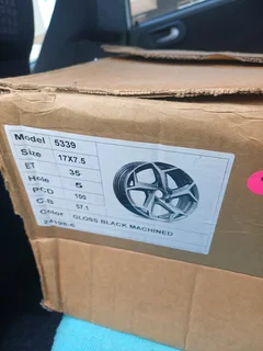 17&#34; Vw Polo or cross rim, tyres optional