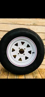 1 x seconds 10&#34; trailer rim plus tyre