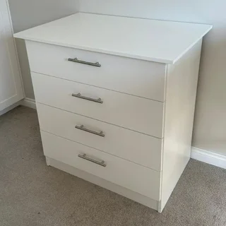 Baby Cot and Chest of Drawers