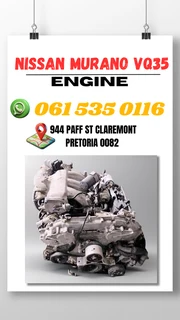 Nissan murano VQ35 engine Whatsapp me 0615350116