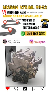 Nissan xtrail yd22 engine stripping for spares Call or Whatsapp me 0615350116