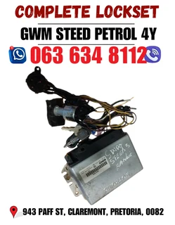 Gwm Steed petrol 4y complete lockset Call or WhatsApp me 0636348112