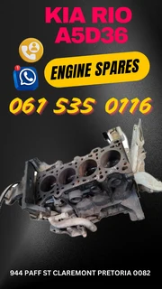 Kia Rio A5D36 engine spares Whatsapp me for prices 061 535 0116