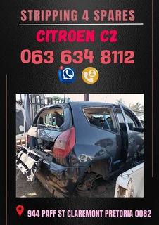 Citroen c2 stripping for spares Call or WhatsApp me 061 535 0116