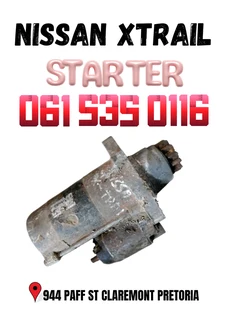 Nissan xtrail starter Call or WhatsApp me 0636348112