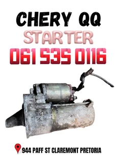 Chery QQ starter Call or WhatsApp me 0615350116