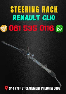 Renault clio steering rack Call or WhatsApp me for prices 061 535 0116