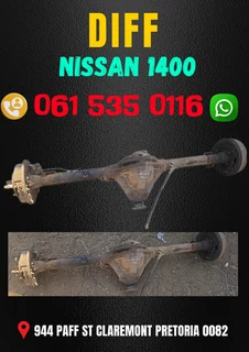 Nissan 1400 Diff Call or WhatsApp me 0636348112
