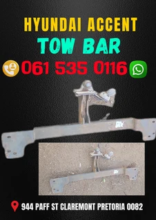 Hyundai Accent tow bar Call or WhatsApp me 061 535 0116