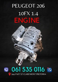 Peugeot 206 10fx 1.4 engine R8000 Call or WhatsApp me 0636348112