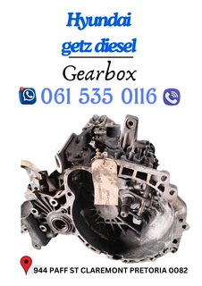Hyundai getz diesel gearbox R4500 Call or WhatsApp me 0636348112