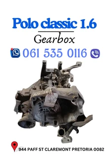 Polo classic 1.6 gearbox R5500 Call or WhatsApp me 061 535 0116