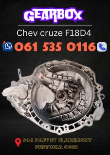 Chev cruze F18D4 gearbox R5500 Call or WhatsApp me 061 535 0116
