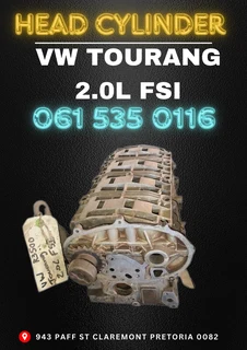 Vw Tourang 2.0l FSI head cylinder Call or WhatsApp me 0636348112