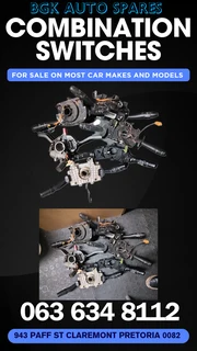 Combination switches For most cars Contact me 061 535 0116