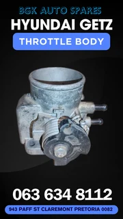 Hyundai getz throttle Body Call or WhatsApp me 0636348112