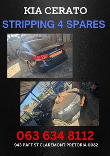 Kia Cerato stripping for spares Call or Whatsapp me for more spares 0615350116