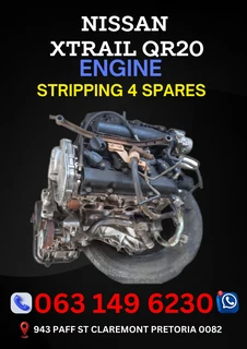 Nissan xtrail QR20 engine stripping for spares Call us today 0615350116