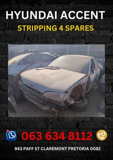 Hyundai accent stripping for spares Contact me today 0615350116