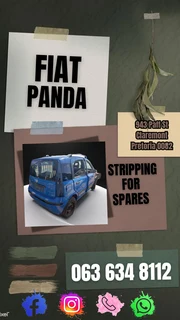 Fiat panda stripping for spares Call or Whatsapp me 0636348112