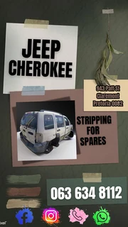 Jeep Cherokee stripping for spares Call or Whatsapp me 0636348112