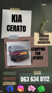 Kia cerato stripping for spares Call or Whatsapp 0615350116