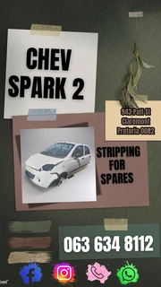 Chev spark 2 stripping for spares Call or Whatsapp me 0615350116