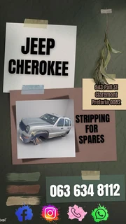 Jeep cherokee stripping for spares Call or Whatsapp me 0615350116