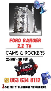 Ford ranger 2.2 t6 cams &amp; rockers Call or Whatsapp me 0615350116