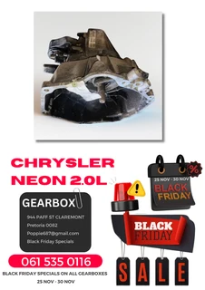 Chrysler neon 2.0l gearbox Call or Whatsapp me 0615350116