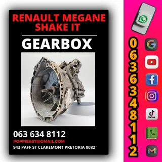 Renault megane shake it gearbox Call me today for more parts 0615350116