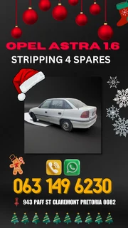 Opel astra 1.6 stripping for spares Call or Whatsapp me today 0615350116