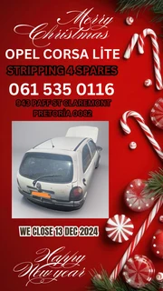 Opel corsa lite stripping for spares Call or Whatsapp me 0615350116