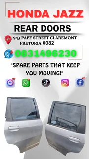 Honda Jazz rear doors Whatsapp me 0631496230