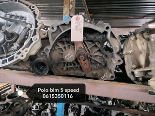 Polo blm 5 speed gearbox Whatsapp me for more spares 0636348112
